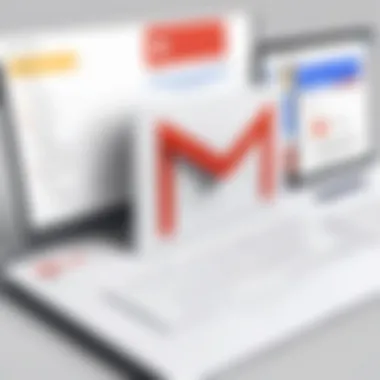 Diagram showing Gmail's organization system for emails