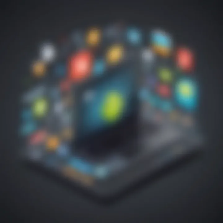 Android Apps Download Illustration