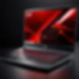 Acer Nitro Series gaming laptop showcasing sleek design and vibrant display