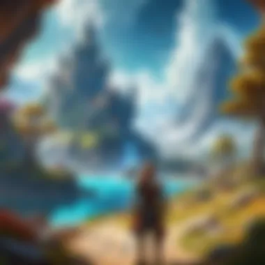 Immersive Fantasy RPG An immersive fantasy RPG scene depicting characters and landscapes