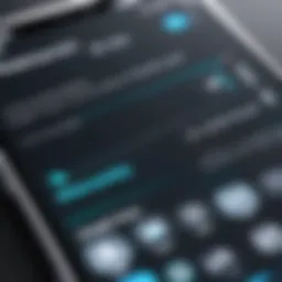 User interface of a video editing app on iPhone showing text options