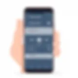 Volume control settings on Android device