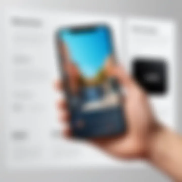 Illustration depicting the sharing options for animated photos