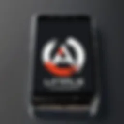 Illustration of mobile phone with Apex Legends Mobile logo on screen