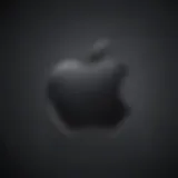 Apple logo symbolizing technology