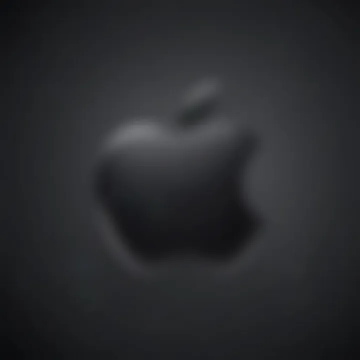 Apple logo symbolizing technology