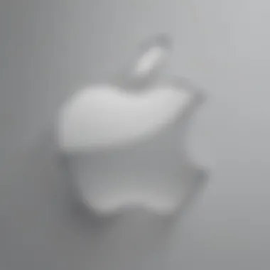 Minimalistic design illustrating iPhone stuck on Apple logo issue