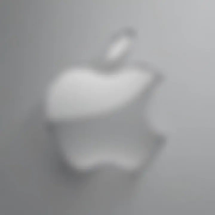 Minimalistic design illustrating iPhone stuck on Apple logo issue