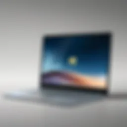 Latest Surface Laptop model showcasing sleek design