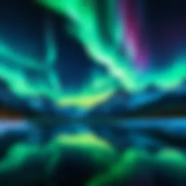 Mesmerizing Aurora Borealis Illumination Aurora Borealis Live Wallpaper