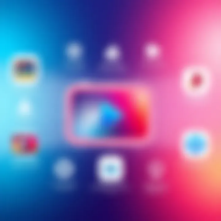 An infographic on user-friendly features of video apps