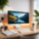 A serene study environment with minimal distractions