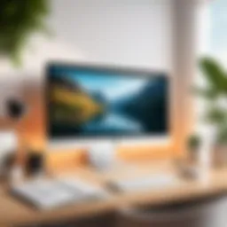 A serene study environment with minimal distractions