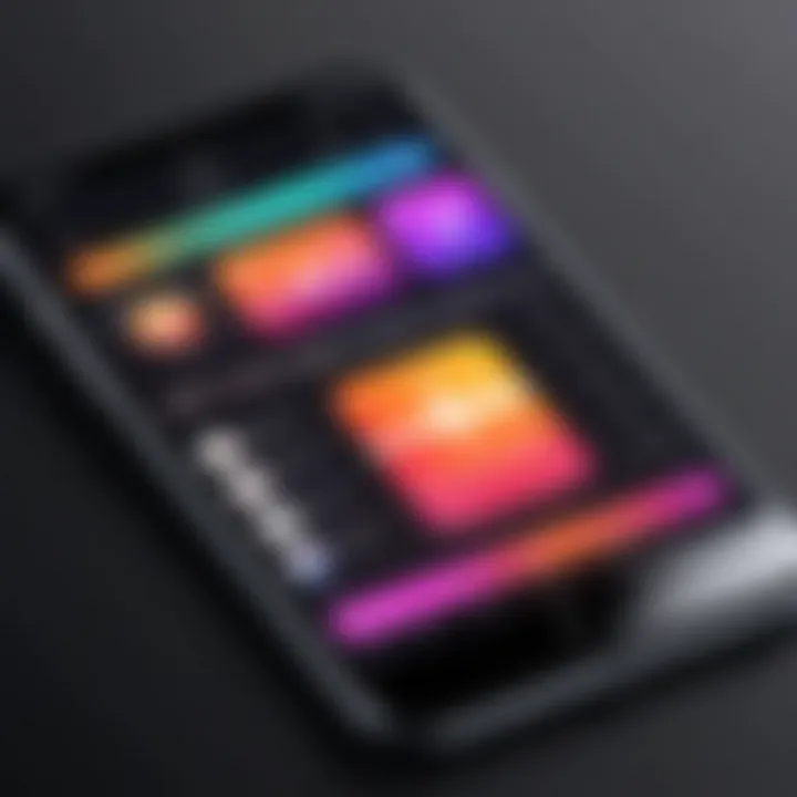 Playlist creation screen in a music app