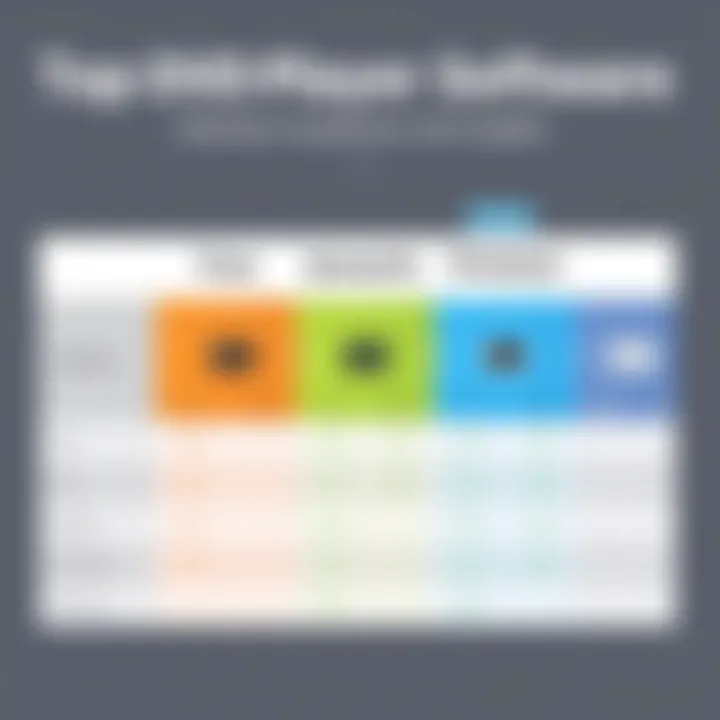 Comparison chart of free and premium DVD player software