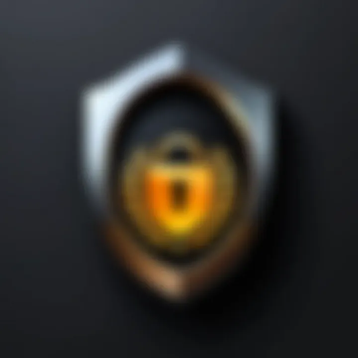 Secure lock symbol representing mobile security