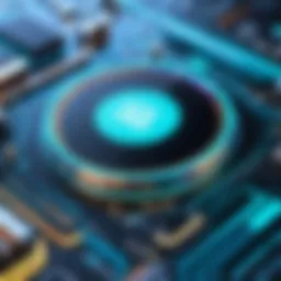 Abstract technology concept illustration
