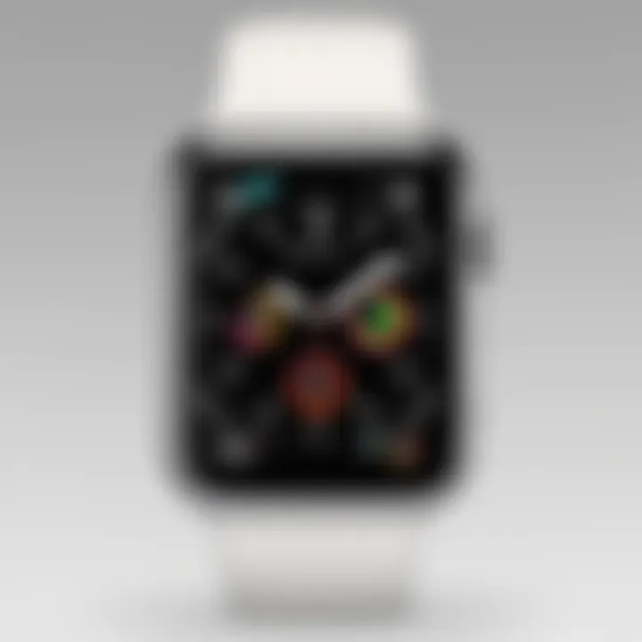 Personalized iWatch Face Design A customizable Apple Watch face reflecting personal aesthetics