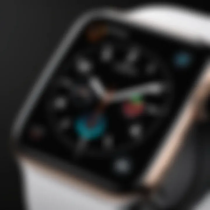 Stylish and Functional iWatch Face An elegant watch face that combines functionality and style