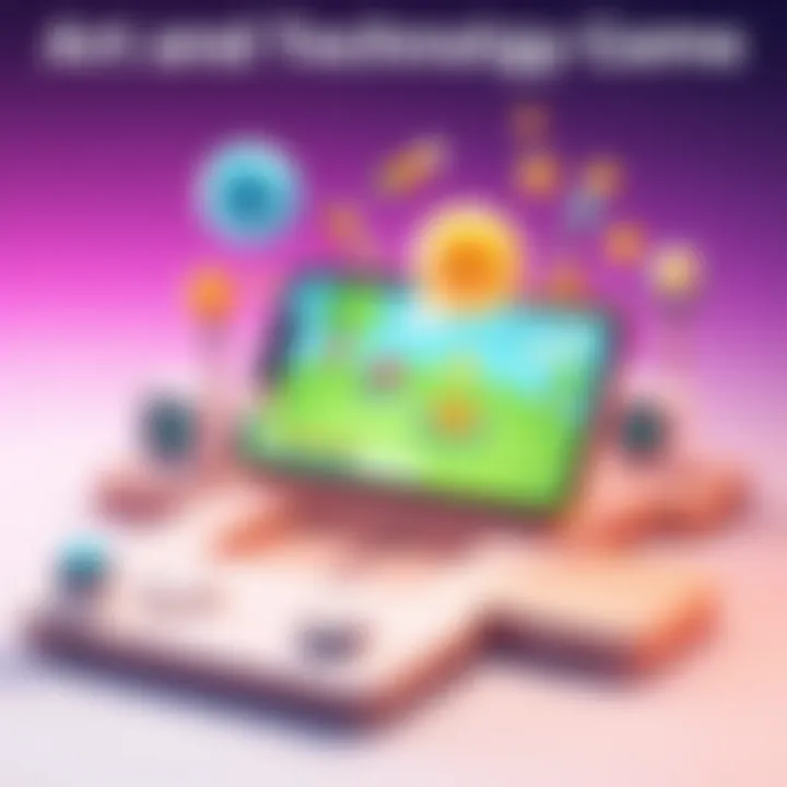 An innovative mobile game that combines art and technology.