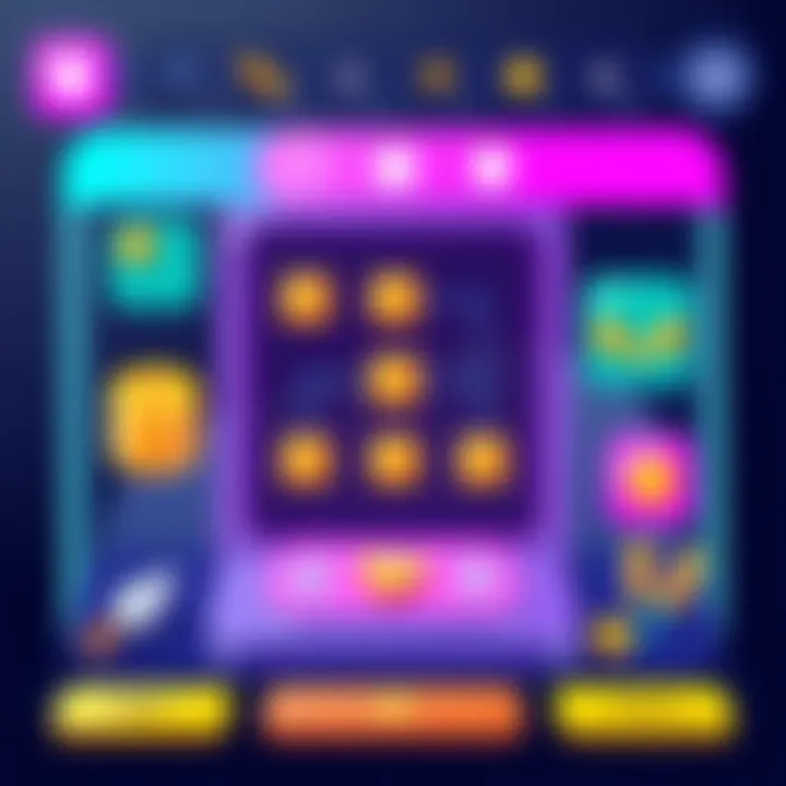 An engaging puzzle game interface that captivates players.