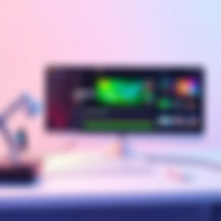 User interface of advanced video editing software showcasing music video tools