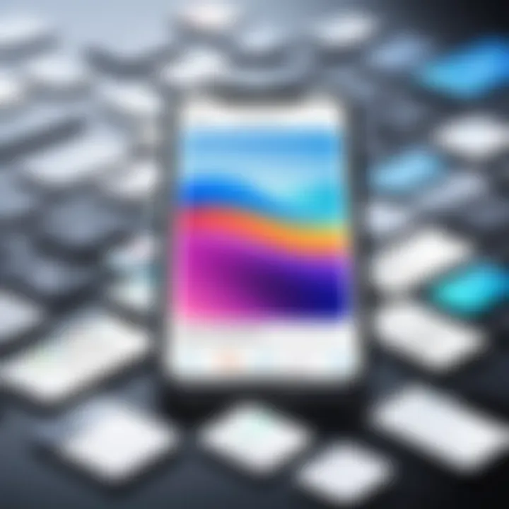 Visual representation of unnecessary files on iPhone
