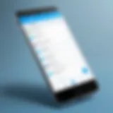 Innovative Bluetooth messaging interface showcasing seamless connectivity