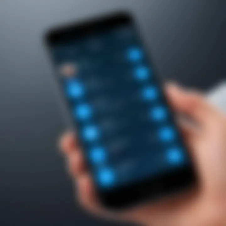 User experience demonstration of a Bluetooth messaging application