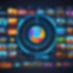 Engaging browser-based game interface showing various genres