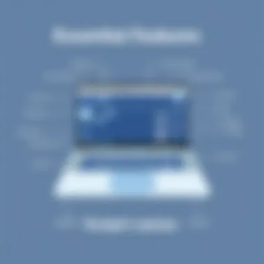 A sleek budget laptop showcasing essential features and design