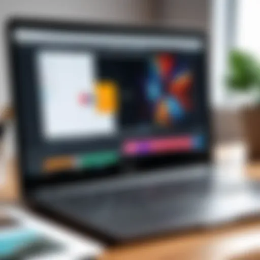 Chromebook video editing interface showcasing various tools