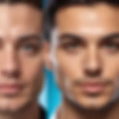 Transformative Effects of Facial Modifications Before and after comparison of facial feature modifications.