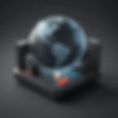 Global Streaming Access Streaming device with globe symbol