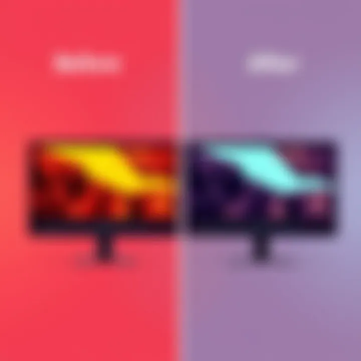 Transformation: Video Background Color Change Before and after video background color change