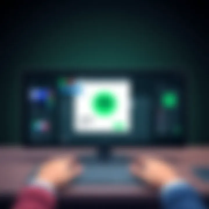 Illustration of a seamless account transition