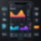 Dynamic interface of a gym app showcasing workout options