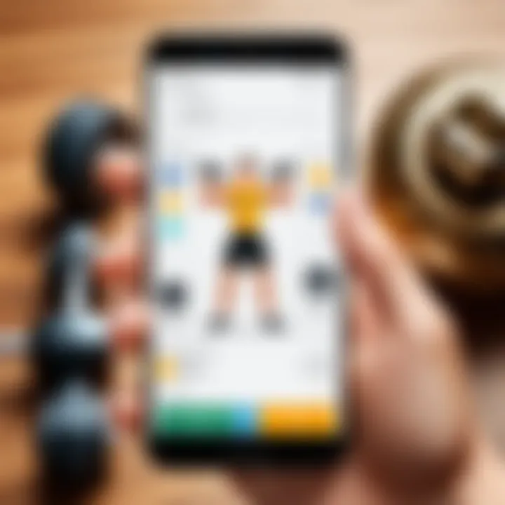 Illustration of diverse fitness goals supported by apps