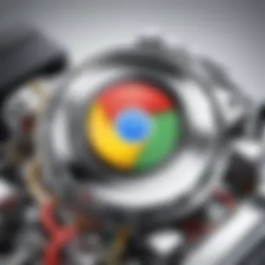 Performance Enhancements with Chrome Engine Diagram illustrating performance improvements with Chrome engine