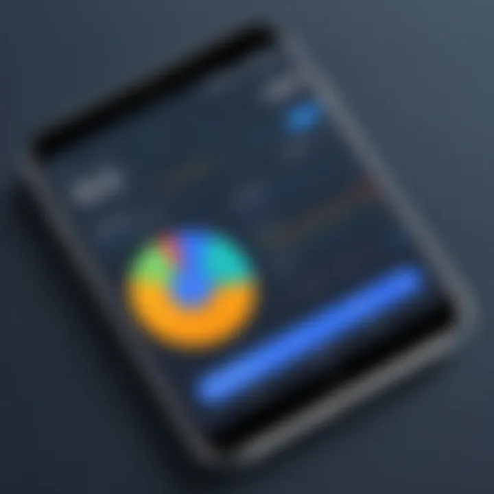 Graph comparing popular bill tracker applications