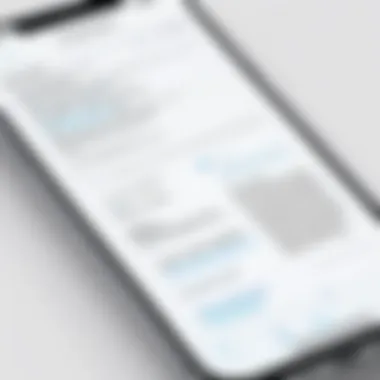Overview of predictive text functionality on iPhone
