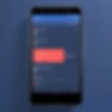 A smartphone displaying the Facebook Live interface