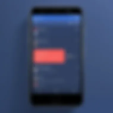 A smartphone displaying the Facebook Live interface