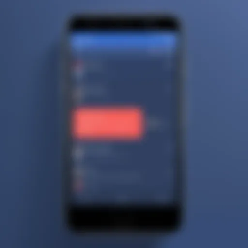 A smartphone displaying the Facebook Live interface