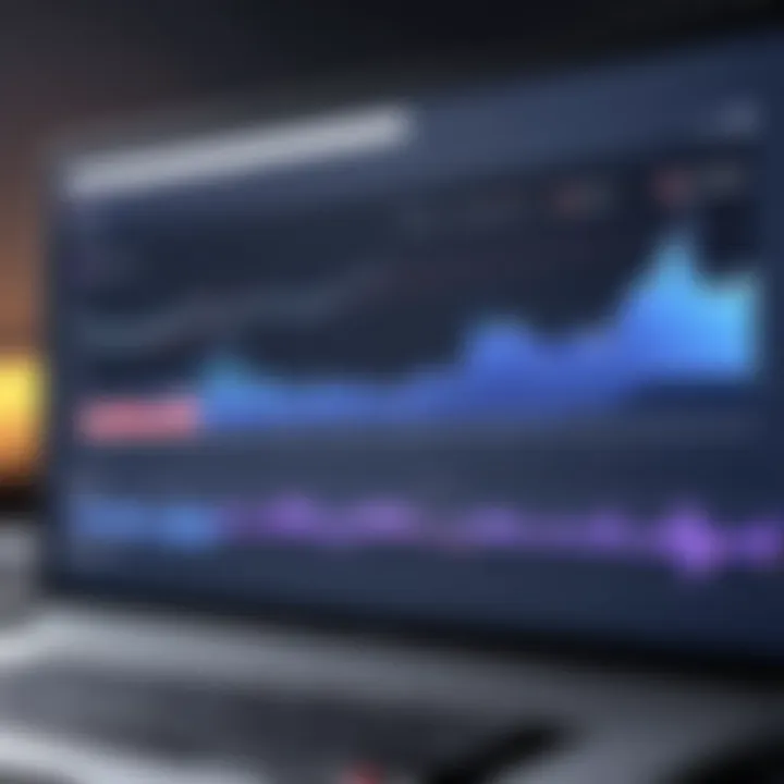 A graph showcasing performance metrics of a live stream