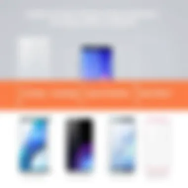 Different types of screen protectors for Galaxy Note 9.