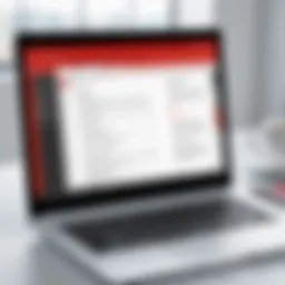 User interface of Adobe Reader showcasing key features