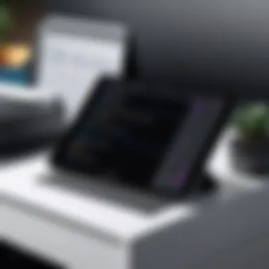Configuring Printer Settings on iPad Pro iPad Pro with printer setup screen