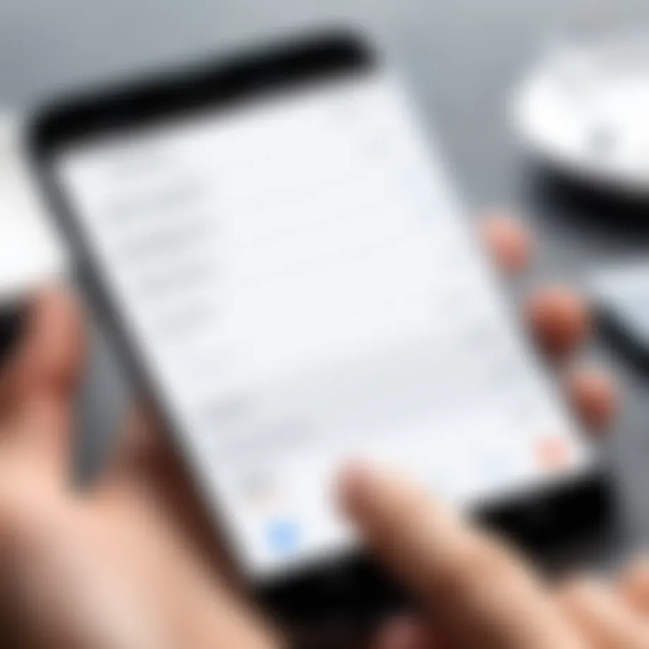 Setting a reminder on an Android device