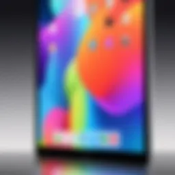 Stunning display of Apple iPad Air showcasing vibrant colors
